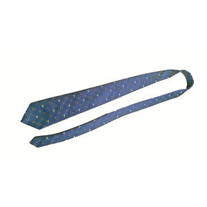 VTG Austico Necktie Blue Australian-Made Aboriginal Kangaroos Polyester